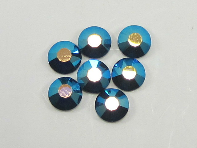 1 Gross 12ss DARK INDIGO AB HOTFIX European Rhinestones